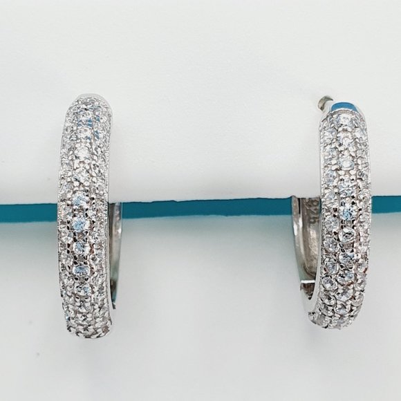 Jewelry - "925 Sterling Silver CZ Beautiful Earrings for Women, 1USPAR4272